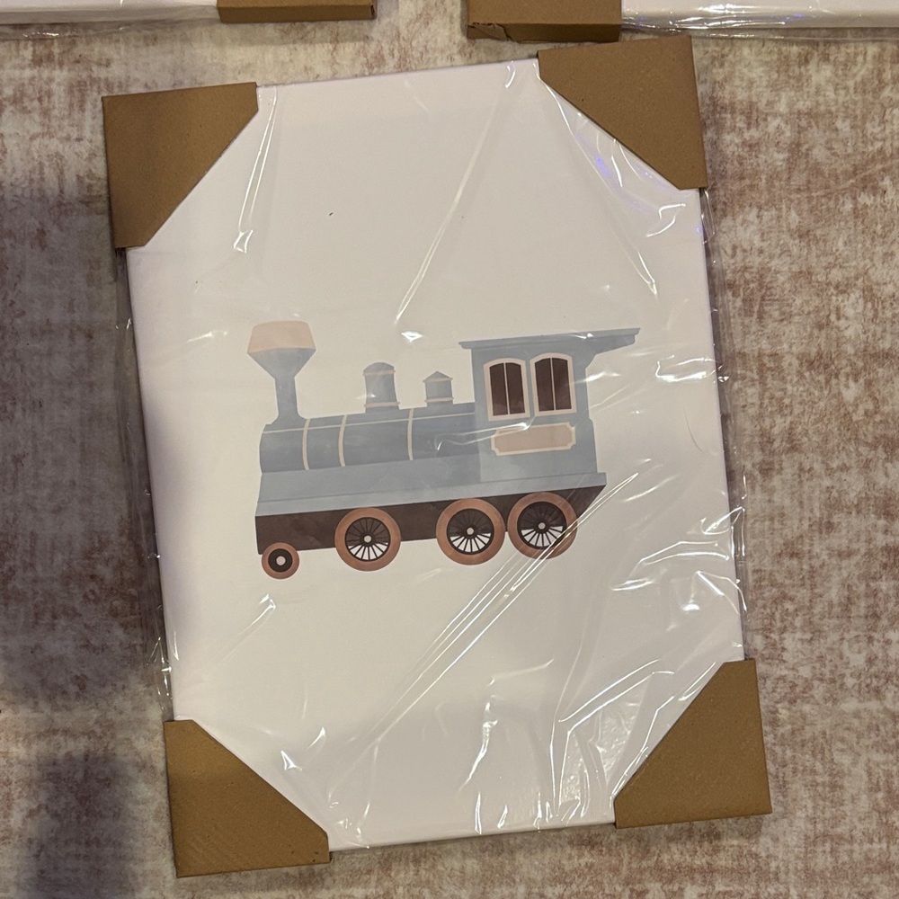 Kids Train Wall Art Decor